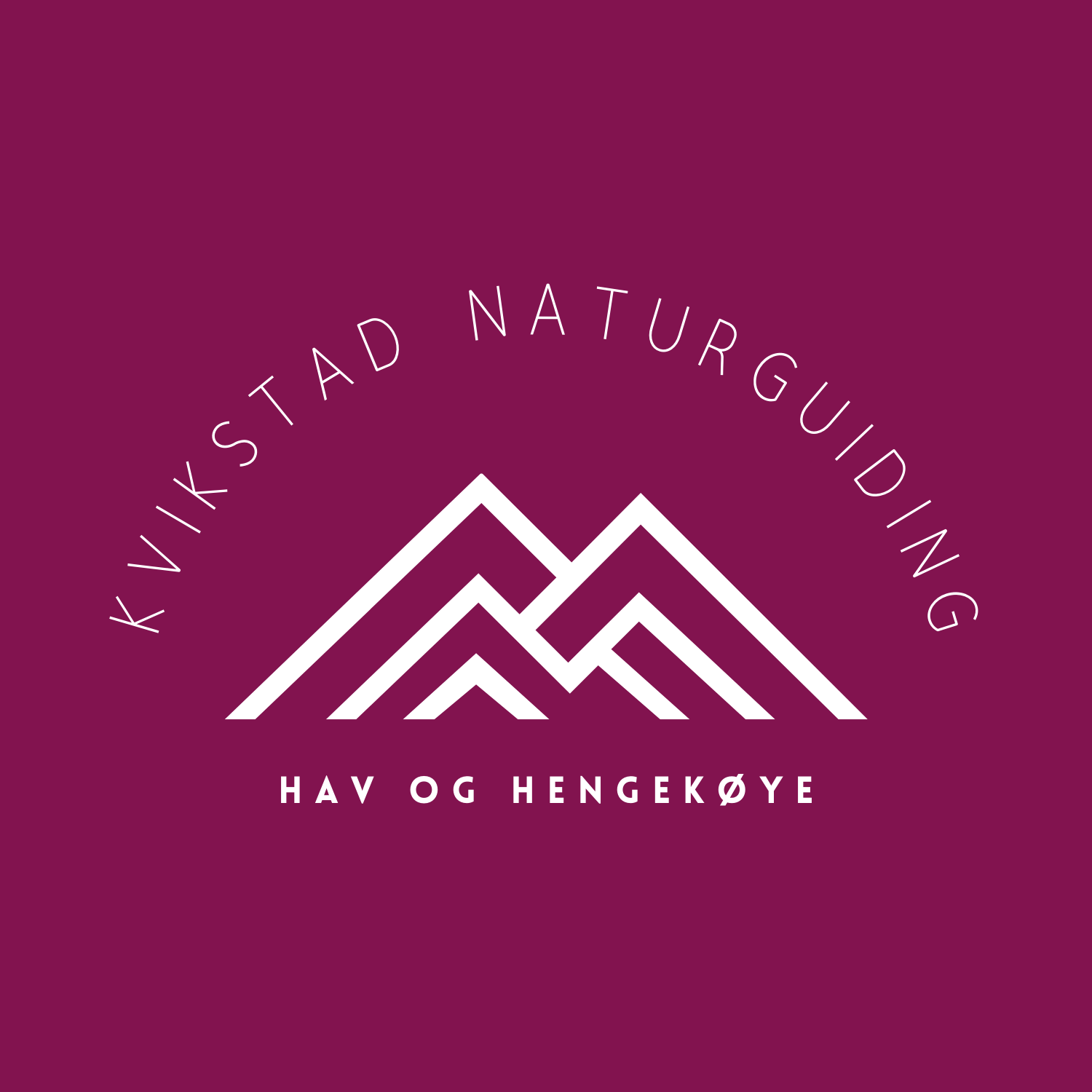 Kvikstad Naturguiding. Logo